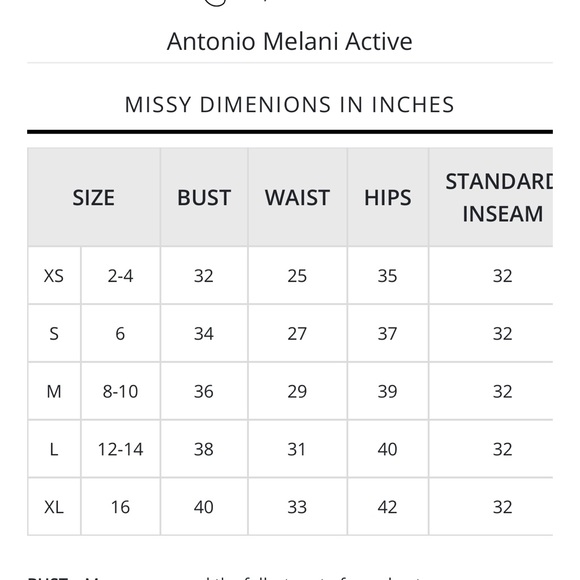 Antonio Melani Active Endurance HW 28” Leggings Size M - Picture 8 of 10